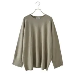 Mila Owen ミラオーウェン(F)長袖セーター/ニット(カーキグリーン)