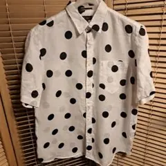 ポールスミスコレクション　水玉　ドット柄シャツ　リネン　麻のサムネイル
