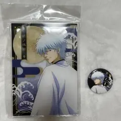 坂田銀時 銀魂 銀魂日和 HANA BIYORI 缶バッジ アクリルカード - メルカリ