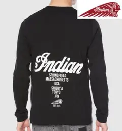 新品 indian インディアン スーパーヘビーウェイト渋谷 Tシャツ BK Mのサムネイル