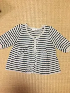 【SM2】ボーダーカーディガン サマンサモスモス