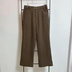 エムケーミッシェルクラン MK ノータックウールワイドパンツ 42 ストレート