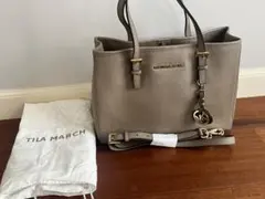 MICHAEL KORS グレージュ　トートバッグ