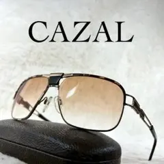 CAZAL　ビンテージサングラス　987　ブラウンレンズ　ゴールドフレームのサムネイル