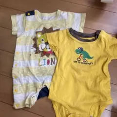 carter's 恐竜プリントロンパース 12M