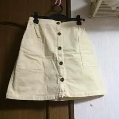 Linetta コーデュロイスカート ホワイトのサムネイル