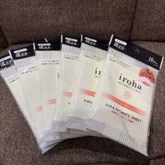 iroha インティメートシートデリケートケア用ウェットシート10枚入 6個