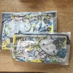 ハローキティ ビニールバックポーチ 2個セット