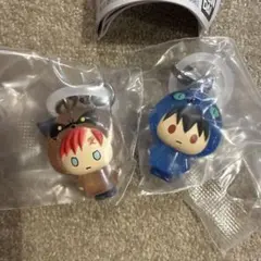 NARUTO疾風伝 めじるしアクセサリー 2種セット　我愛羅 うちはサスケ