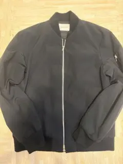 ADAM ET ROPÉ ブラック MA-1ジャケット GML-1608-B