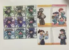 忍たま乱太郎 シール クリアカード 立花仙蔵 土井半助 山田利吉 雑渡昆奈門