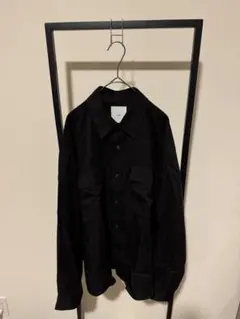 Lui's (ルイス) ダブルポケットリヨセルシャツ / ブラック