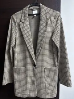 チェック柄 ロングジャケットのサムネイル