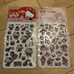 ぷっくりシール　3dシール サンリオ　公式ライセンス