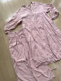 ジェラートピケ　マタニティガーゼワンピース　ロングパンツ　美品