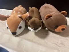 ハッピーZoo ぬいぐるみ 3体セットのサムネイル