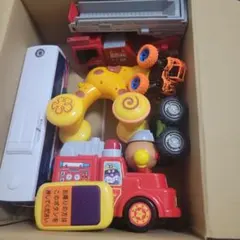 おもちゃまとめ売りアンパンマン消防車つぎとまります！リモコンワンマンバスセット他