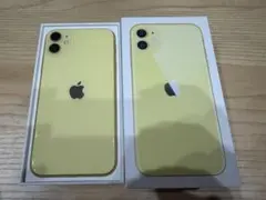 iPhone11 128GB イエロー　美品　箱あり　SIMロック解除