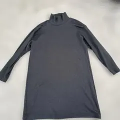 UNIQLO ブラック タートルネック チュニック M