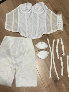 ブライダルインナー コルセット ホワイト trefle