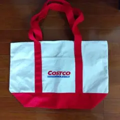 COSTCO トートバッグ ホワイト/レッド大のサムネイル