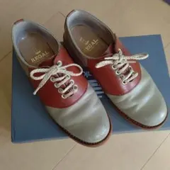 美品 リーガル サドルシューズ ツートン 24 23.5 ロカビリー 50'S