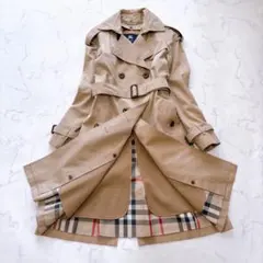 美品✨バーバリー ロンドン ハニーベージュ ギャバジン トレンチコート ライナー