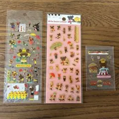 くまのがっこう the bears' school シール 2枚セット