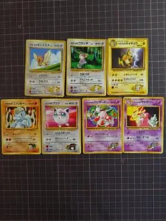ポケモンカード 旧裏 6枚 まとめ売りジムリーダーのポケモン - メルカリ