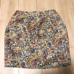 花柄ミニスカート PAGEBOY