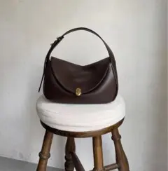 【美品】gemeil＊ワンハンドルバッグ＊ダークブラウン