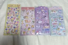 シール ジュエルマシュマロステッカーズ シナモン クロミ リラックマ ウサハナ