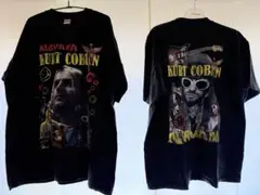 XL ラスト２枚　Kurt Cobain Nirvana Tシャツ ブラック