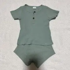 リブ編み　セットアップ9-12m