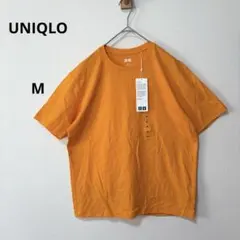 【新品未使用品】ユニクロ　M イエロー　リラックスフィットクルーネックTシャツのサムネイル