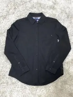【新品】TOMMY HILFIGER ブラックシャツ 長袖