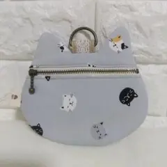 猫型ふんわりポーチNo.42