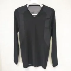 ZERO SWING 1.0 ゴルフ インナー L ブラック Vネック 長袖
