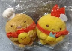 すみっコぐらし　とんかつ　えびふらいのしっぽ　てのりぬいぐるみ☆パン教室　限定品