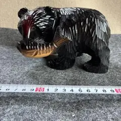 北海道　クマ　置き物　小のサムネイル