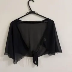 シルビア シフォンボレロ　バレエスカート ブラック Fサイズのサムネイル
