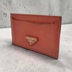 PRADA サフィアーノ カードケース ピンク 名刺入れ 正規品