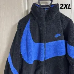 【美品！】NIKE リバーシブルボアジャケット 2XL ビッグスウォッシュ