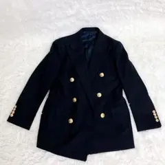 美品 Ralph Lauren ネイビー ダブルブレスト テーラードジャケット