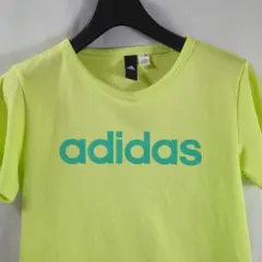 Mサイズ★アディダス 半袖速乾Tシャツ ライムグリーン メッシュ トレーニングのサムネイル