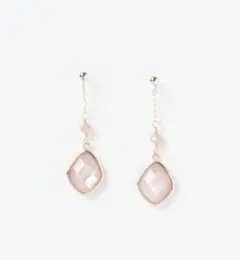 ♡新品[ジュエルクローゼット] K10インカローズ&ピンクシェル♡