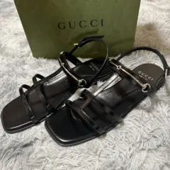 最終値下げ GUCCI 厚底ラバーサンダル ホースビット GG - メルカリ