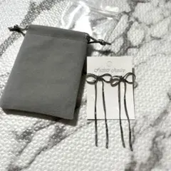 リボン　ピアス