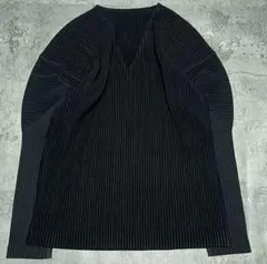 HOMME PLISSÉ ISSEY MIYAKE ブラックカットソー サイズ3