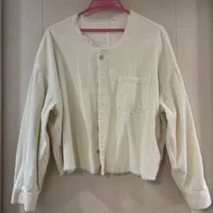 CIAOPANIC コーデュロイジャケット アイボリー